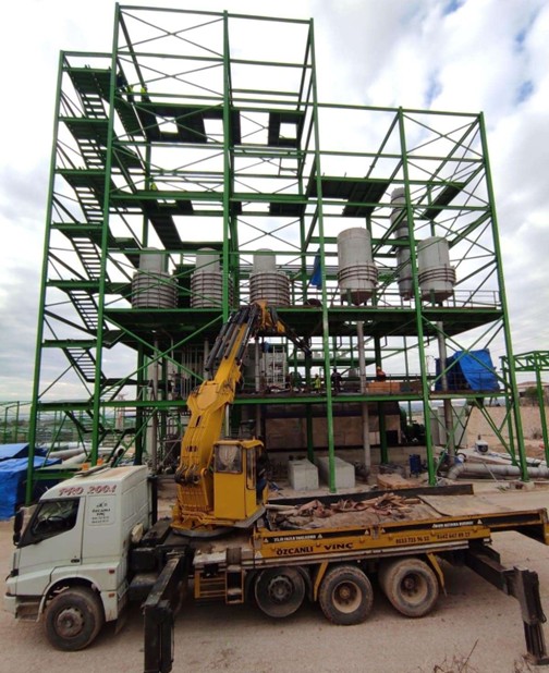 Green Energy Dryer Tesisi Borulama Montajı