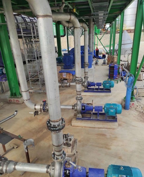 Green Energy Dryer Tesisi Borulama Montajı