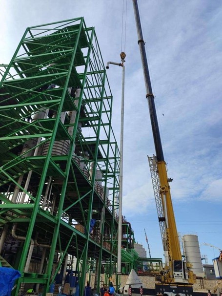 Green Energy Dryer Tesisi Borulama Montajı