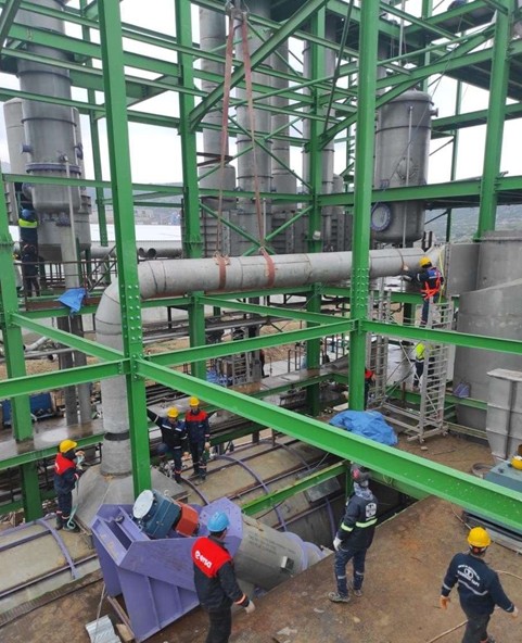 Green Energy Dryer Tesisi Borulama Montajı